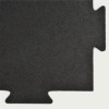 Gym Floor Tiles - Rubber Interlocking 2x2 Ft 1/4 Inch Black Pacific Clcrt