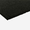 Straight Edge Rubber Flooring Tile Black 1/4 Inch x 2x2 Ft. Pacific corner angle