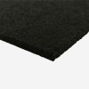 Corner Straight Edge Rubber Cardio Tile Squares Black 1/4 Inch x 2x2 Ft. Pacific