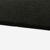 Straight Edge Rubber Home Gym Tile Mats Black 1/4 Inch x 2x2 Ft. Pacific edge of tile