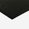 Straight Edge Home Gym Rubber Tile Black 3/8 Inch x 2x2 Ft. Pacific Corner view