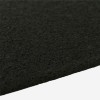 Straight Edge Rubber Cardio Mats Black 3/8 Inch x 2x2 Ft. Pacific edge angle view