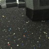 Rubber Tile Interlocking 2x2 Ft 1/4 Inch Regrind Pacific with dumbbell 