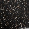Rolled Rubber Pacific 1/2 Inch 10% Color CrossTrain Per SF Brown Beige close up