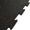 Rubber Tile Interlocking 2x2 Ft 8 mm 10% Color Stocked Pacific red edge