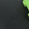 Rubber Gym Floor Tiles Interlocking 2x2 Ft 1/4 Inch Black Pacific interlock with dumbbell