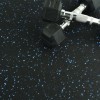 Rubber Tile Interlocking 2x2 Ft 8 mm 10% Color Stocked Pacific blue with dumbbell