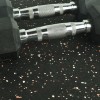 Straight Edge Tile 10% Color CrossTrain 8 mm brick beige with dumbbell