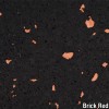 Rolled Rubber 1/2 Inch 10% Color Pacific Per SF Brick Red