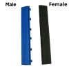 VersaCourt Active Outdoor Court Edge Reducer 5/8 Inch x 2.5x15.75 Inches Pack of 10 labeled