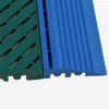  VersaCourt Active Outdoor Court Tile 5/8 Inch 15.75x15.75 Inches with royal blue reducer edge