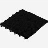 Full black tile of VersaCourt Boost Outdoor Court Tile 1/2 Inch x 1x1 Ft. 
