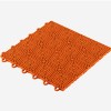 Orange VersaCourt Boost Outdoor Court Tile 1/2 Inch x 1x1 Ft.