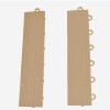 VersaCourt Pro Wood Grain Court Tile Edge Reducer 1/2 Inch x 2.75x12 Inches Pack of 10 in sand