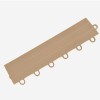 VersaCourt Pro Wood Grain Court Tile Edge Reducer 1/2 Inch x 2.75x12 Inches Pack of 10 female border in sand
