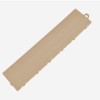 Sand male border for VersaCourt Pro Wood Grain Court Tile Edge Reducer 1/2 Inch x 2.75x12 Inches Pack of 10