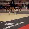 VersaCourt Compete Indoor Court Tile 1/2 Inch x 10x10 Inches bright red, graphite and sand volleyball court
