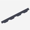 VersaCourt Outdoor Court Foundation Finish Edge 1.25 Inch x 28 Inches in black