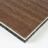 Athletic Vinyl Padded Roll 6x30 Ft 7 mm Chocolate Corner Close-up.