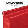 Wall Pad 2x6 Ft nailing margin infographic