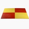 Smooth Top PVC Interlocking Color Ever Tile Red - Yellow Quad