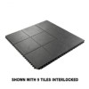 24/Seven NBR Solid 3x3 Ft Mat 9 tile