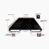 Wearwell Foundation Platform System Smooth 12x36x54 Inch Kit Anatomy