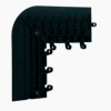 Black Wearwell ErgoDeck HD Outside Corner 7/8 Inch x 6 Inch Wide x 15x15 Inches Case of 4