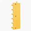 Wearwell ErgoDeck Ramp 7/8 Inch x 6x18 Inches Case of 10 Yellow Ramp Edge