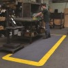 Wearwell ErgoDeck Diamond Plate General Purpose Tile 7/8 Inch x 18x18 Inches Case of 10 in Charcoal at assembly station