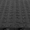 ErgoDeck HD Solid Black tile seam