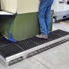 Wearwell Foundation Platform System Open 8x36x72 Inch Kit work area install