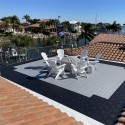 staylock perforated outdoor tiles for rooftop patio