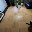 close up of tile flooring in basement