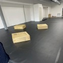 marley flooring in dance studio