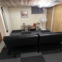carpet tiles in basement
