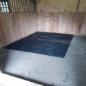 horse stall mats in stall