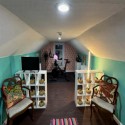 wood grain foam tiles in attic