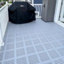 staylock perforated tiles on outdoor deck