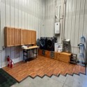 customer review photo of tiles in laundry room