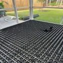 drainage tiles in porch