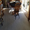 royal interlocking carpet in dining room