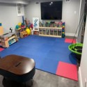 foam mats in living room