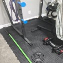 staylock bump top black tiles in home gym