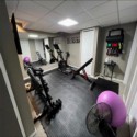 staylock bump top tiles with exercise equipment