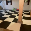 foam tiles in basement 