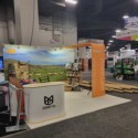 white trade show foam mats