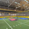 interlocking mma mats over turf