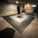 home bjj mats in basement