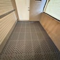 perforated tiles in storage room